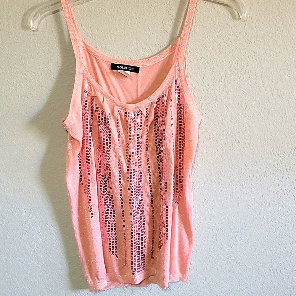 Dressy sequin tank